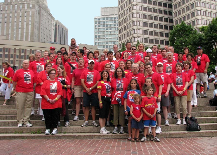 The Tommy Fuss Team at the 2010 Out of the Darkness Overnight Walk in Boston