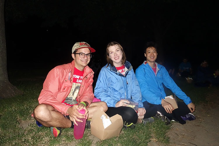 Midnight snack at Castle Island — 2015 Boston Overnight