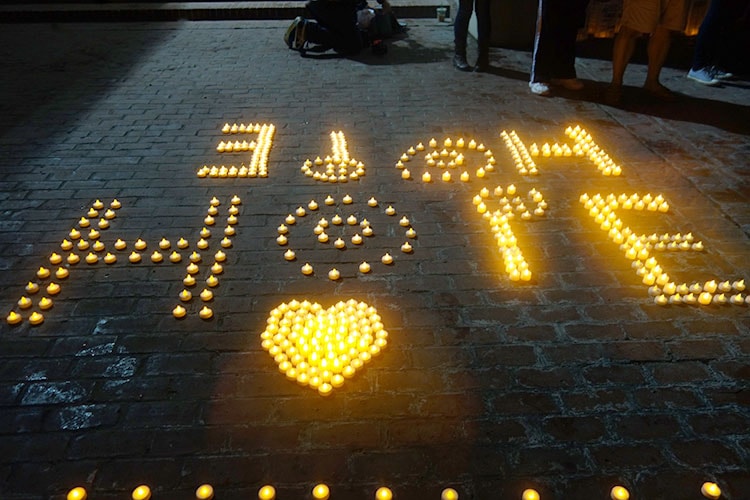 Hope at Government Center — 2015 Boston Overnight