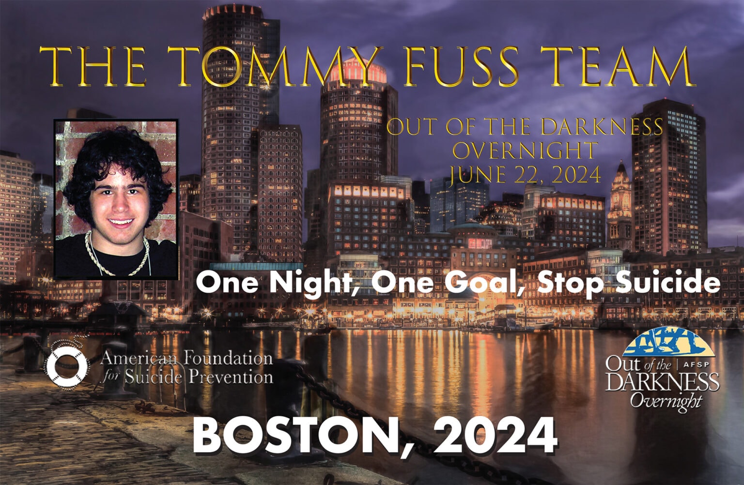 The Tommy Fuss Team — Out of the Darkness Overnight, Boston, June 22, 2024